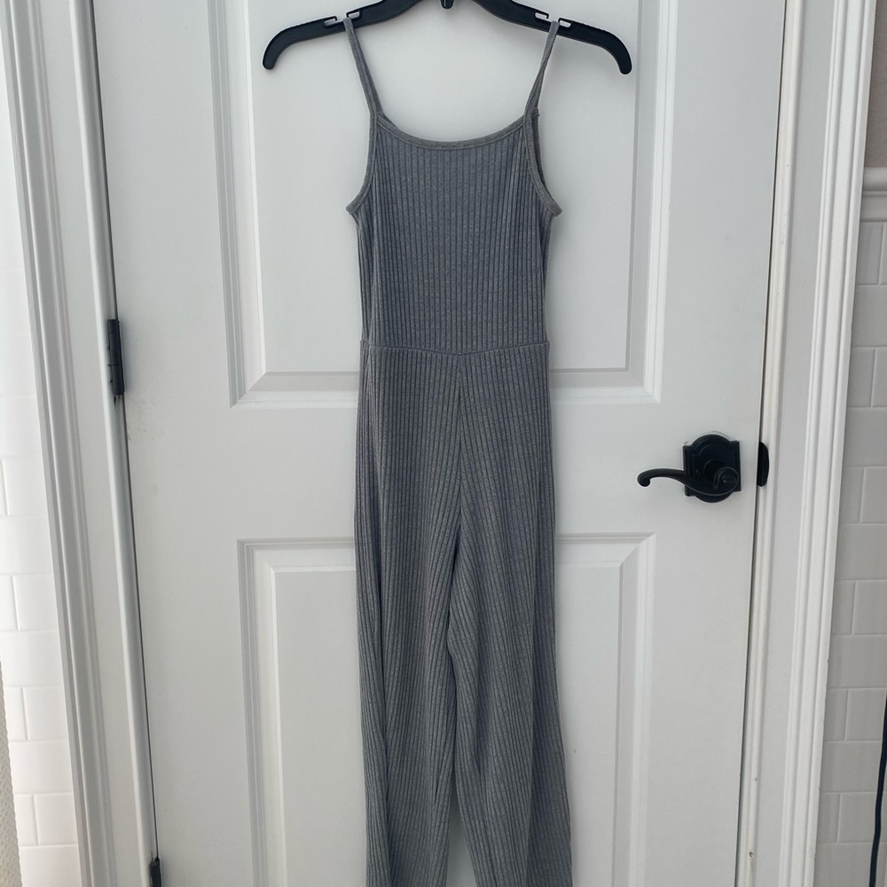 Grey Stretchy Jumpsuit